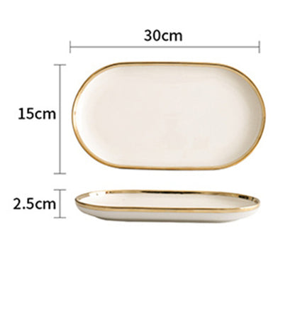 Wedding Gifts Home Bowls and Plates for Elegant Tableware