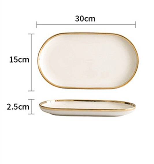Wedding Gifts Home Bowls and Plates for Elegant Tableware