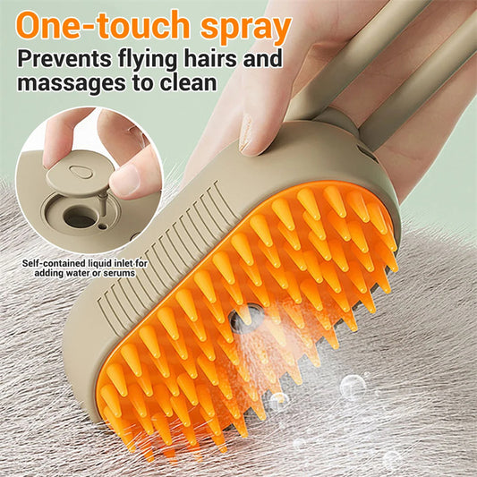 3-in-1 Electric Steam Pet Brush – Hair Removal & Massage Comb
global-swanky 3