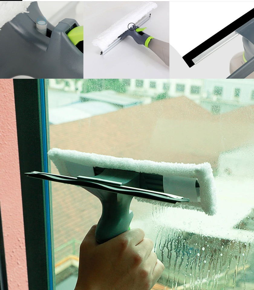 3-in-1 Multipurpose Handheld Cleaning Brush with Spray Bottle global swanky 2