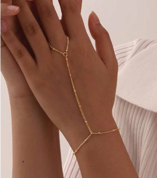 Buy Stylish Ring Bracelet with Premium Light-Luxury Finish