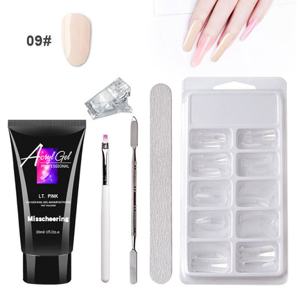 Buy Painless Extension Gel Nail Art – Quick Model Crystal Gel Set