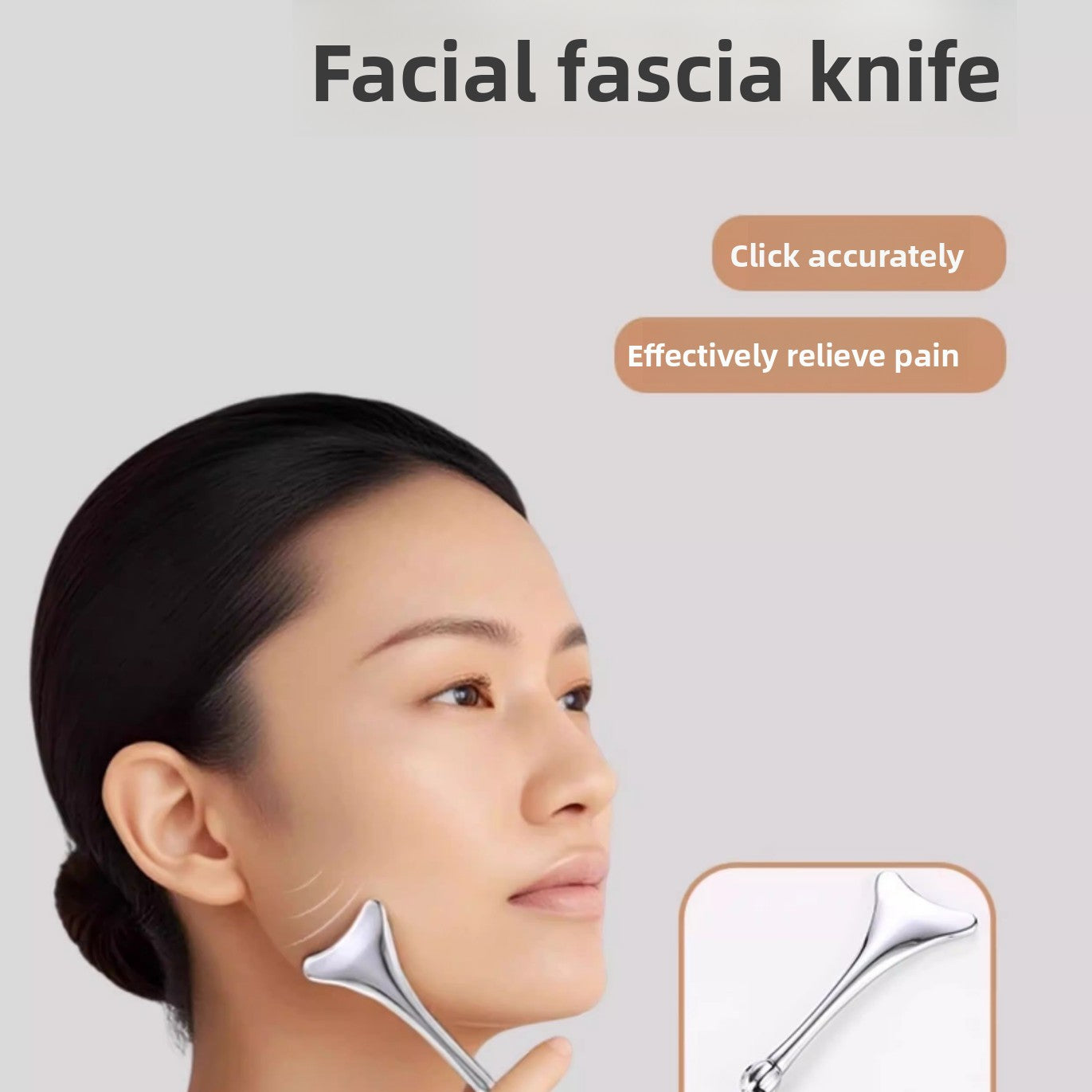 304 Stainless Steel Fascia Pen Facial Fascia Knife Neck Massager