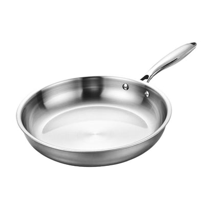 304 stainless steel flat-bottomed pan