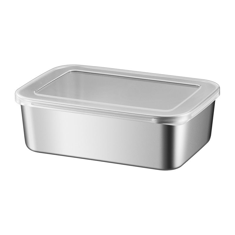 304 Stainless Steel Food Storage Box with Lid