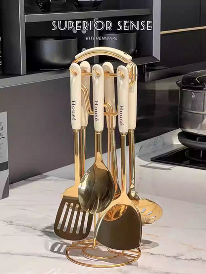 304 Stainless Steel Kitchen Utensil Set 7-Piece