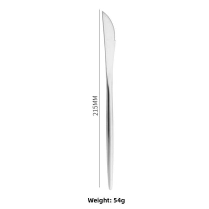 304 Stainless Steel Matte Gold Cutlery Set