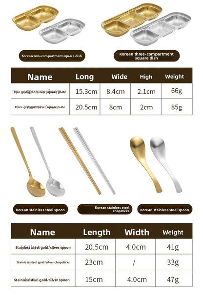 304 stainless steel tableware set