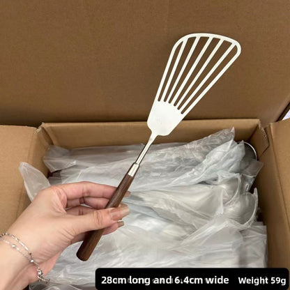 304 Stainless Steel Walnut Handle Cooking Spoon
