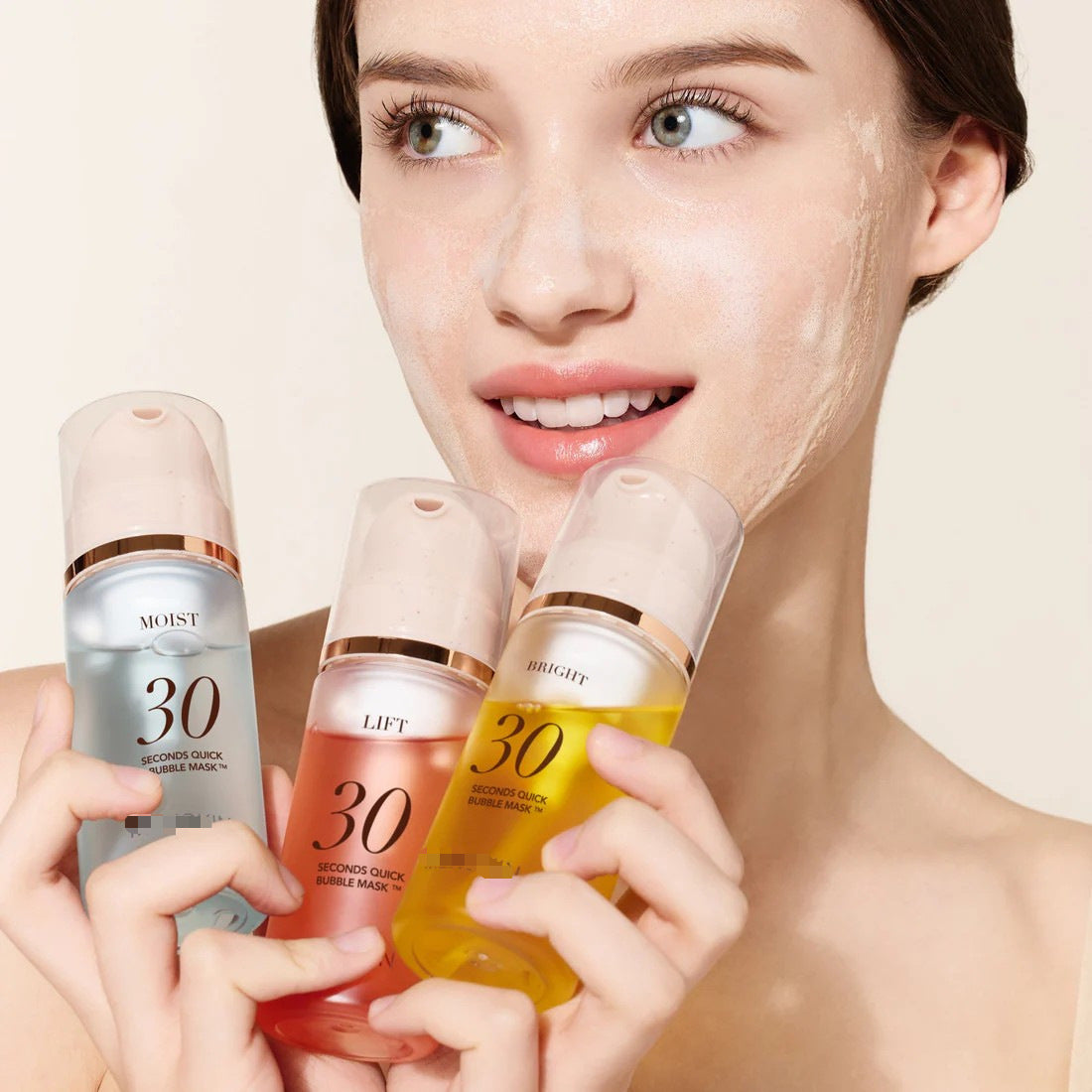 30-Second Non-Washing Bubble Brightening Skin