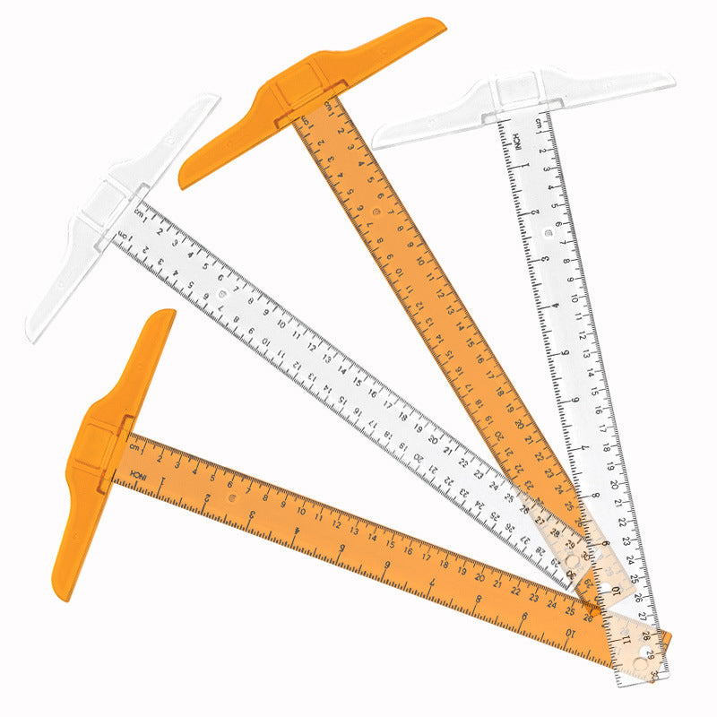 30cm double-scale T-shaped right-angle ruler