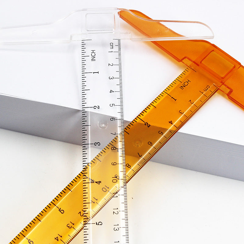 30cm double-scale T-shaped right-angle ruler
