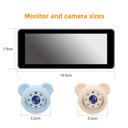 In-Car 6.8-Inch Baby Rear-Seat Monitor with Clear HD Display