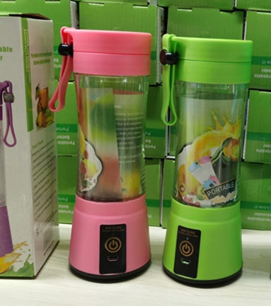 Buy Portable USB Rechargeable Blender 6 Blade Juicer Cup 380ML