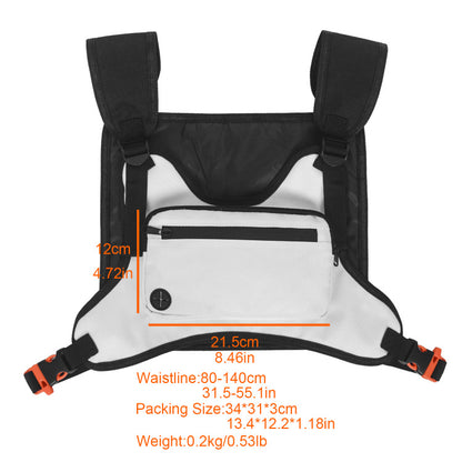 Waterproof Chest Sport Bag – Adjustable Crossbody Utility Pack