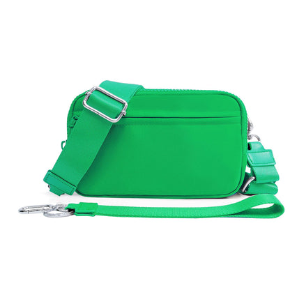 Men's Waterproof Crossbody Waist Bag Double Layer