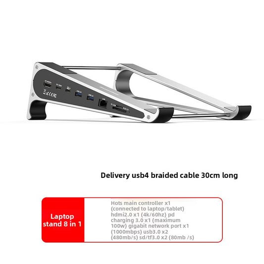 Laptop Docking Station with HDMI Ethernet and USB Hub Access