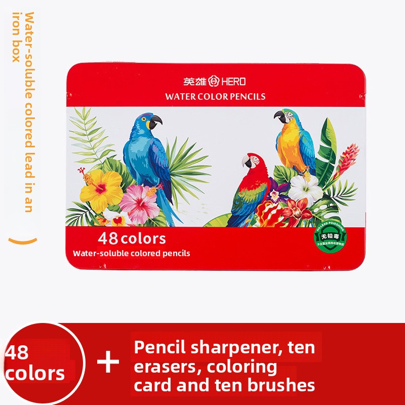 Water Soluble Oil Based Colored Pencils for Art and Drawing