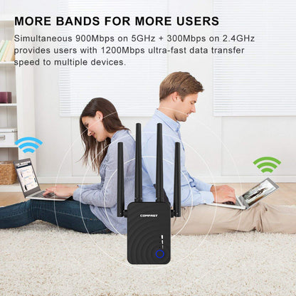 Dual-Band 1200Mbps Wireless Relay Router High Speed WiFi