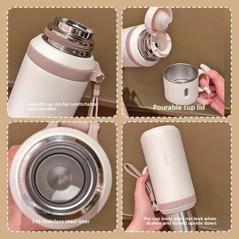 316 Stainless Steel Large-Capacity Water Bottle
