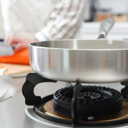 316 Stainless Steel Small Frying Pan Uncoated Universal Cooking Pan