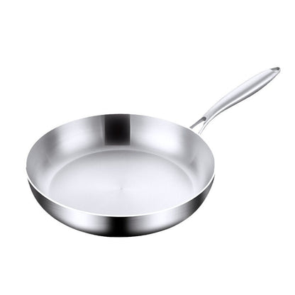 316 Stainless Steel Small Frying Pan Uncoated Universal Cooking Pan