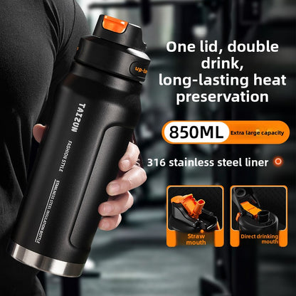 316 stainless steel straw insulated cup
