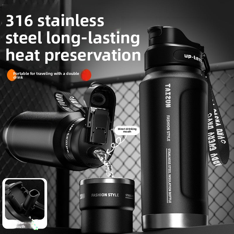 316 stainless steel straw insulated cup