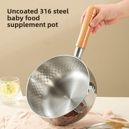 316 Stainless Steel Thick Milk Pan