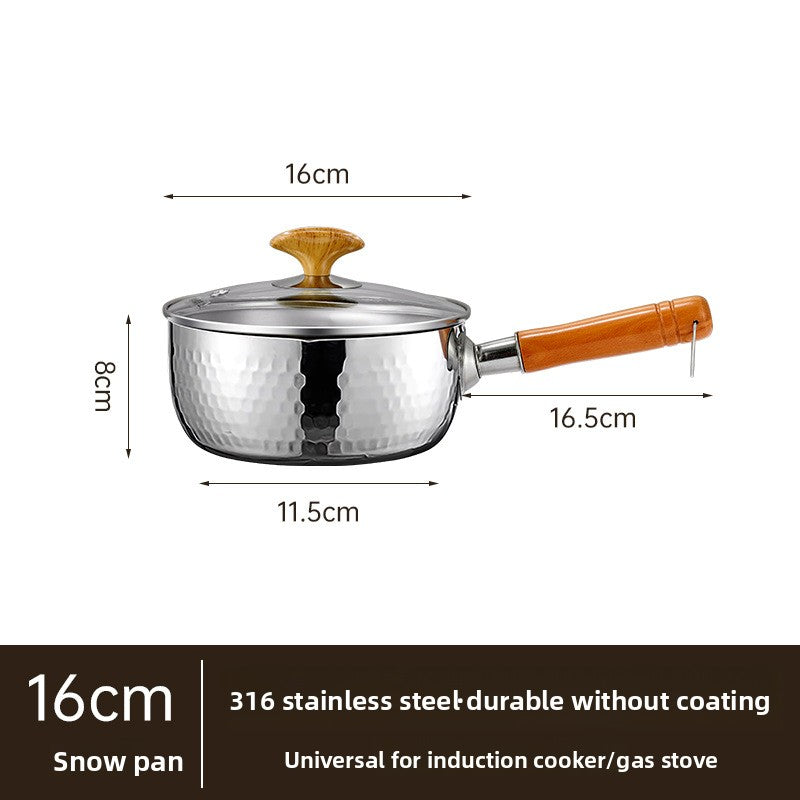316 Stainless Steel Thick Milk Pan
