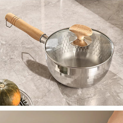 316L Stainless Steel Cooking Pot with Lid