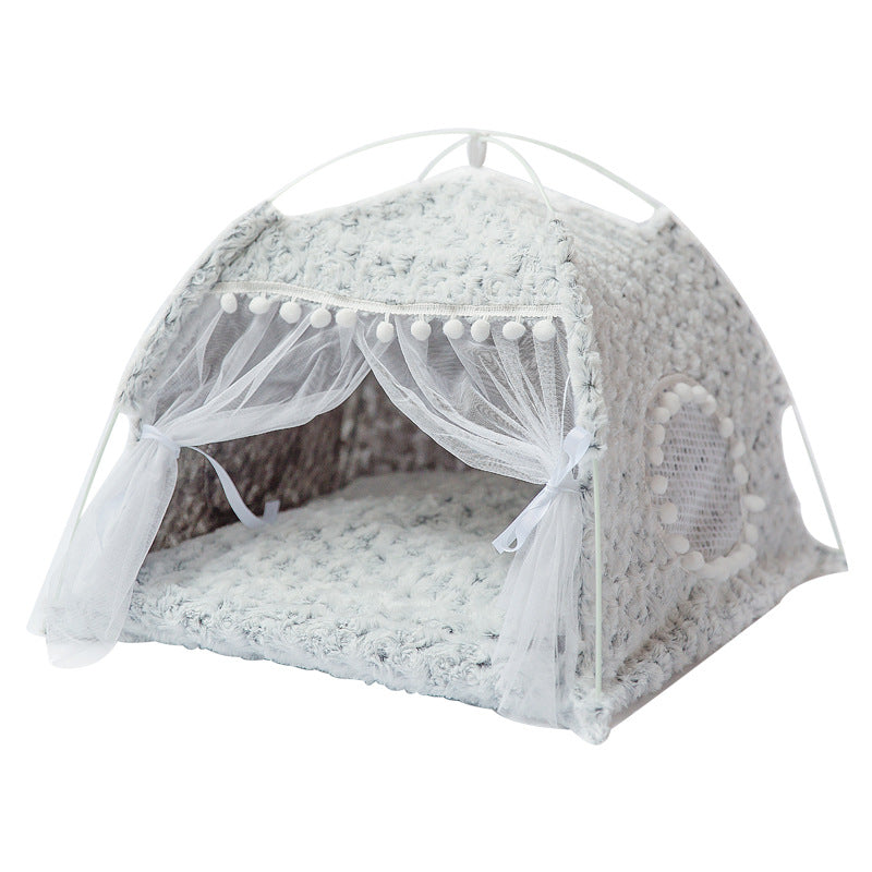 Buy Semi-Enclosed Pet Bed – Cozy Sleeping Space for Dogs & Cats