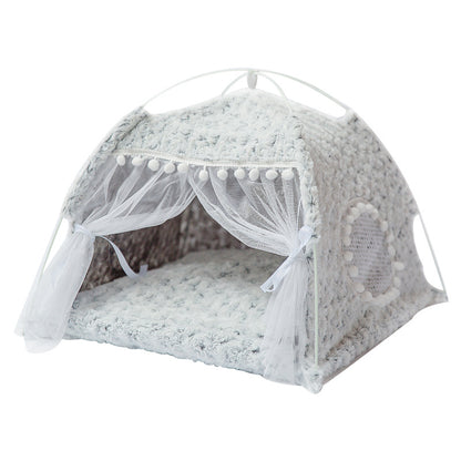 Buy Semi-Enclosed Pet Bed – Cozy Sleeping Space for Dogs & Cats