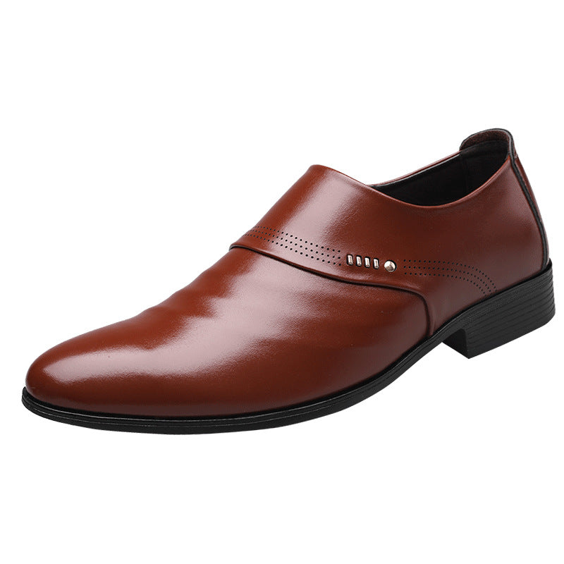 Buy Casual Pointed Toe Leather Shoes for Men Stylish Wear Daily