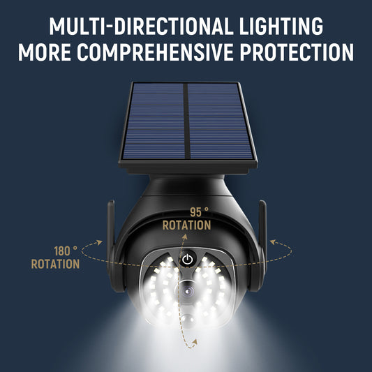 Solar Courtyard Lights – Human Sensing & Outdoor Waterproof