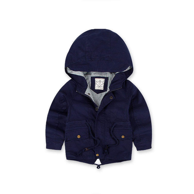 LM 6035 European American Boy’s Coat Cashmere Windcoat Winter