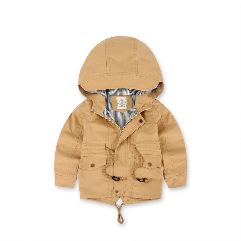 LM 6035 European American Boy’s Coat Cashmere Windcoat Winter
