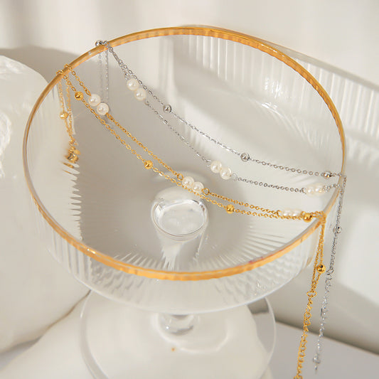Buy Women’s Double-Layer Creative Beaded Anklet for Style