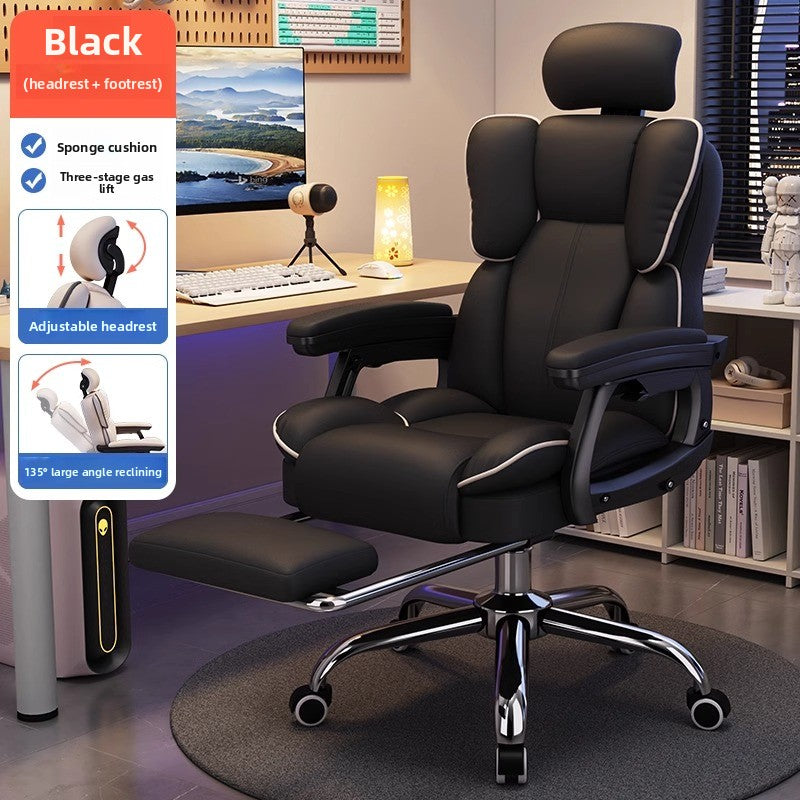 Adjustable Lumbar Support Ergonomic Office Chair for Comfort
