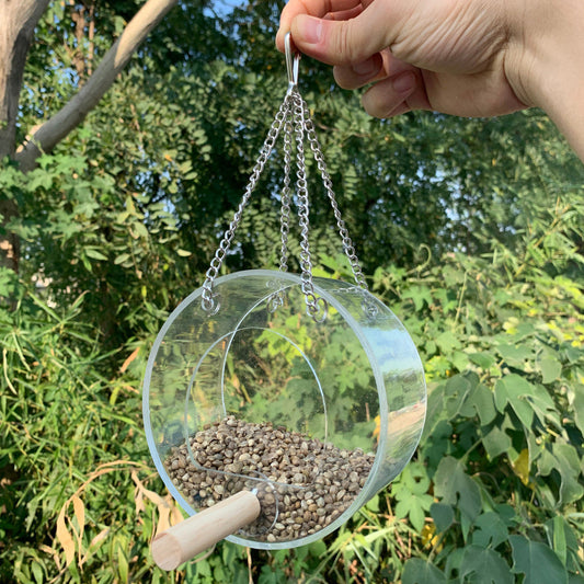 Acrylic Bird Food Box – Easy-to-Use Feeder for Your Birds