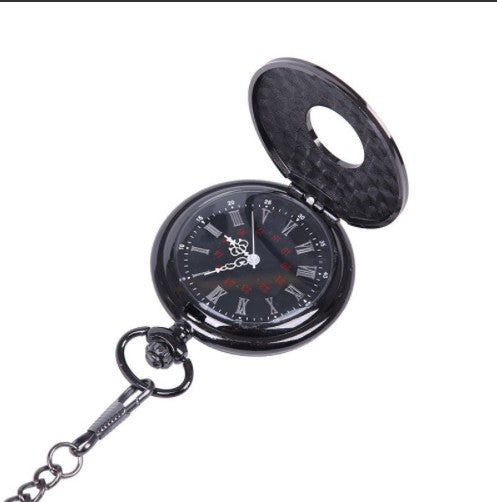 Roman Engraved Lace Pocket Watch with Elegant Vintage Finish