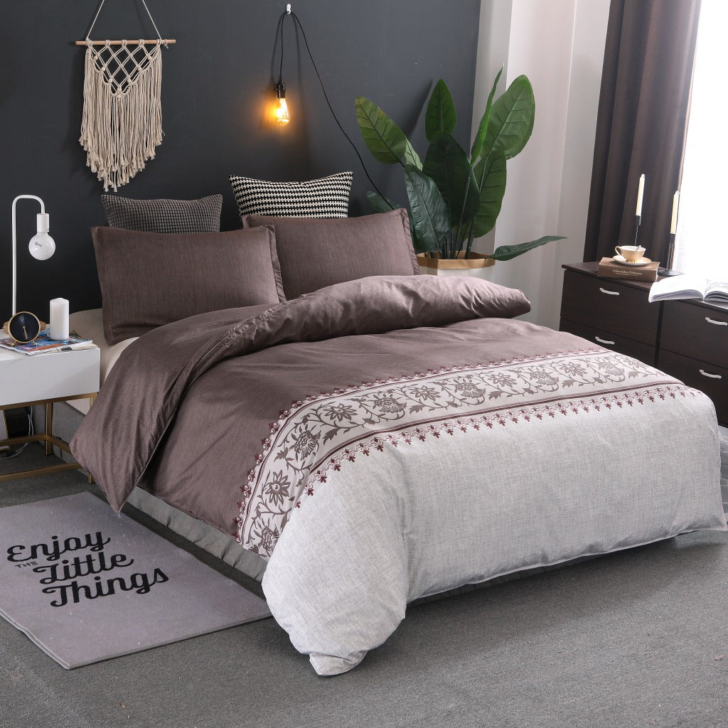Simple Plain Bedding Comfortable and Durable for Everyday Use
