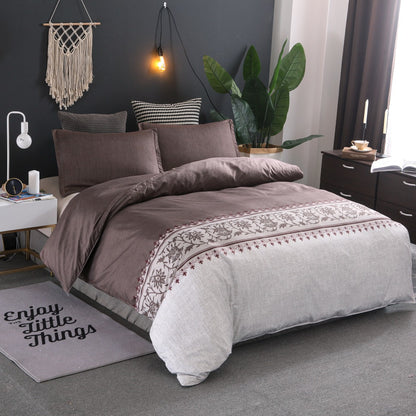 Simple Plain Bedding Comfortable and Durable for Everyday Use