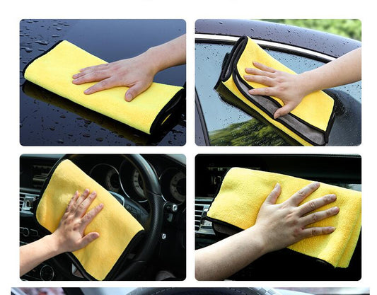 Car Wash Towel Lint-Free Absorbent Glass Cleaning Cloth