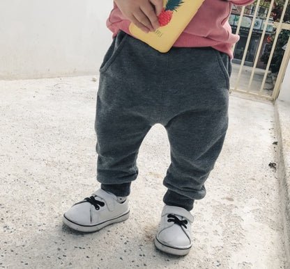 Boys Casual Pants Autumn Cartoon Design Korean Sweatpants