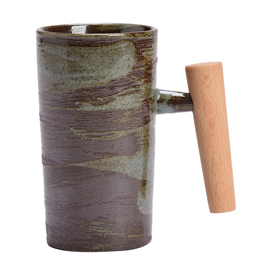 Japanese-style Handmade Stoneware Coffee Cup