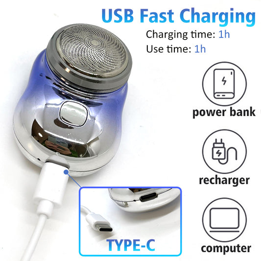 Buy Mini Portable Face Cordless Shaver USB Rechargeable Electric