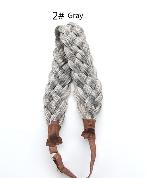 Bohemian Braided Headband  Effortless Style with a Chic Twist