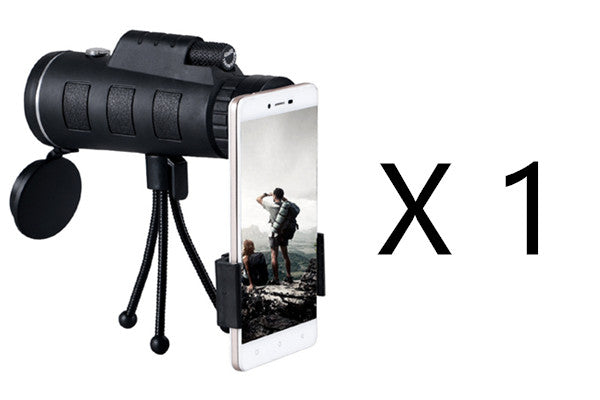 Buy Compatible Monocular Telescope Zoom Scope Phone Clip Tripod