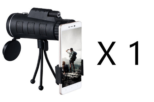 Buy Compatible Monocular Telescope Zoom Scope Phone Clip Tripod